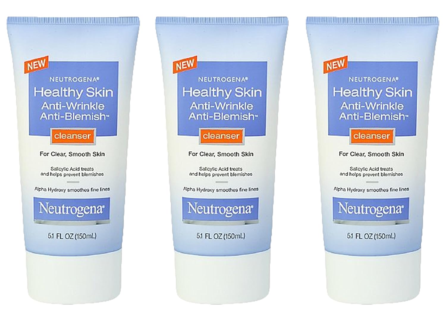 neutrogena anti aging face wash