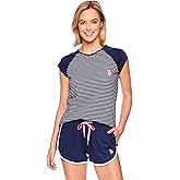 U.S. Polo Assn. Women's Summer Pajama Set, Tee, Shorts Valentines Gifts for Her