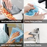 Airlab 8 Pcs Microfiber Cleaning Cloths Nanoscale Lint Free 12x16 view 7