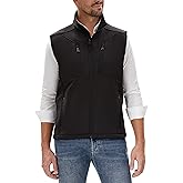 DAFENGEA Men's Vest Fleece Warm Sleeveless Jacket Polar Lightweight Full-Zip Outerwear with Pockets