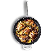 Nonstick Frying Pan with Durable Mineral and Diamond Triple Coated Surface, Family Sized, Dishwasher Safe, 14 InchFamily…