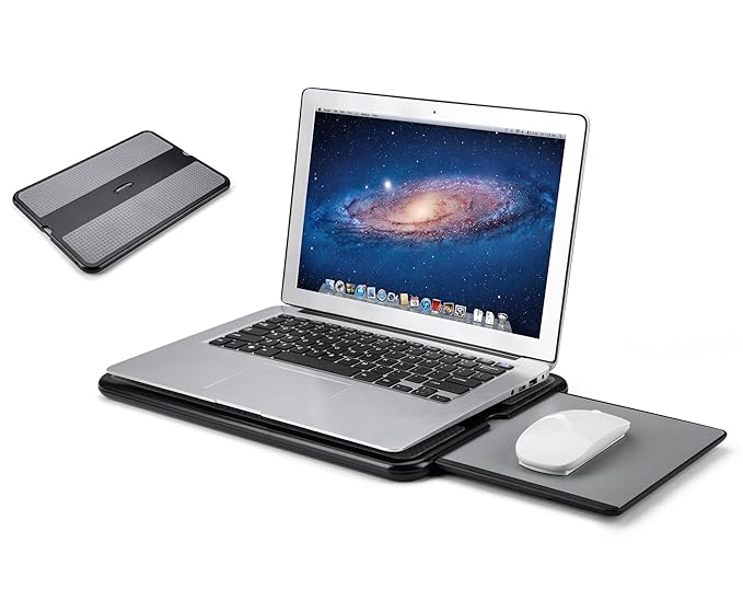 AboveTEK Portable Laptop Lap Desk für Bett Sofa Couch oder Reise