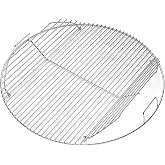 22 Inch Hinged Grill Grate Replacement 7436 for Weber Charcoal Kettle Grill | OEM Replacement Grate for Weber 7436 22" Charcoal Grill,Weber One-Touch,Bar-B-Kettle,Flip Hinged Lid for Easy Charcoal Adding