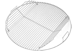 AOREWTGGH Cooking Grate Hinged 7436 for Weber, 22 Inch Charcoal Grill Grate Round Hinged,Replacement Part for Weber One-Touch, Performer and Bar-B-Kettle Series, BBQ Series Grill Grate for Weber