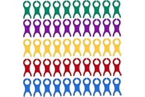 D-buy 50 Pcs Multicolour Yarn Bobbins Spool, Thread Knitting Sewing Crochet Weave Winder Tool Plastic Cross Stitch Bobbin