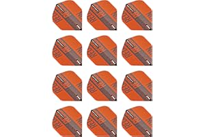 Red Dragon Hardcore XT Dart Flights - 4 Sets Per Pack (12 Dart Flights in Total)