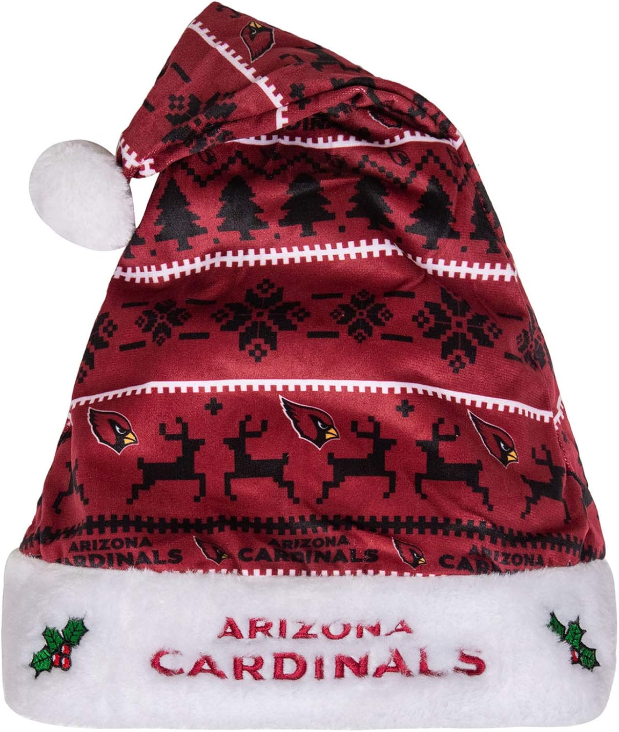 az cardinals santa hat