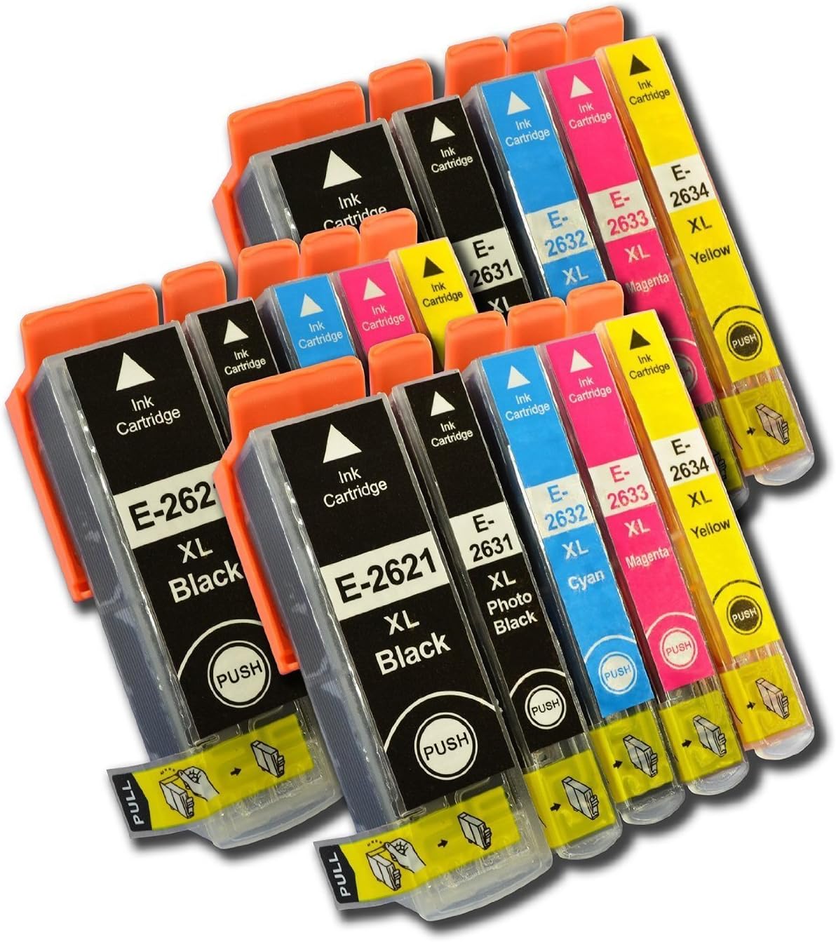 Odyssey Supplies Ink Cartridge, Compatible with Epson XP600, XP605