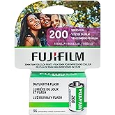 FUJIFILM 600022186 ISO 200 36EX1CD 36-Exposure Color Negative Film for 35mm Cameras (Single Roll)