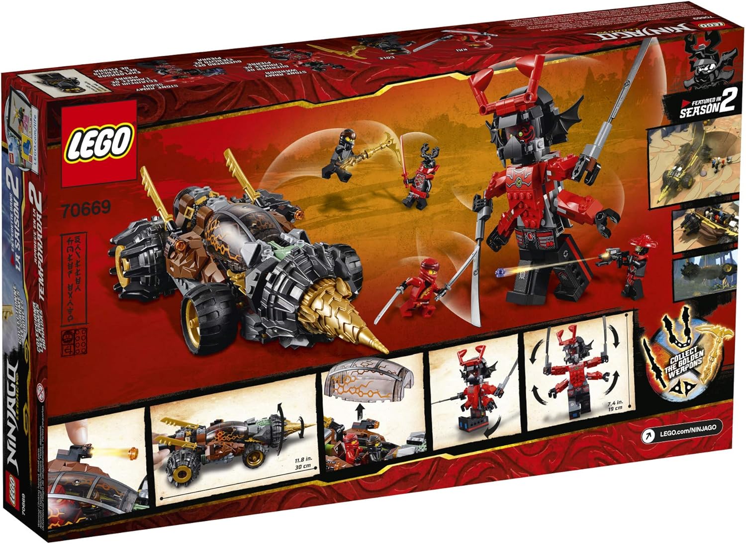 lego ninjago set 70669