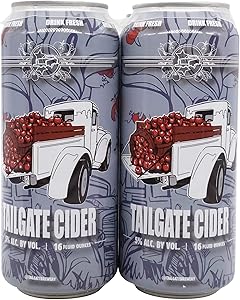 Tailgate Beer, Cider, 4pk, 16 Fl Oz Cans
