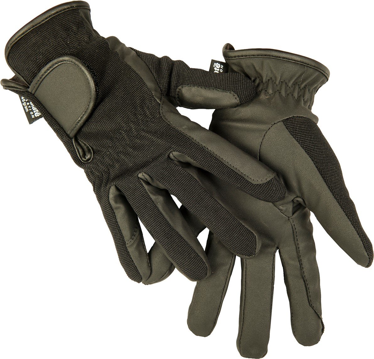 HKM Kids Riding Gloves, Black, 10 Years