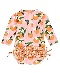 RuffleButts Orange You The Sweetest Long Sleeve One