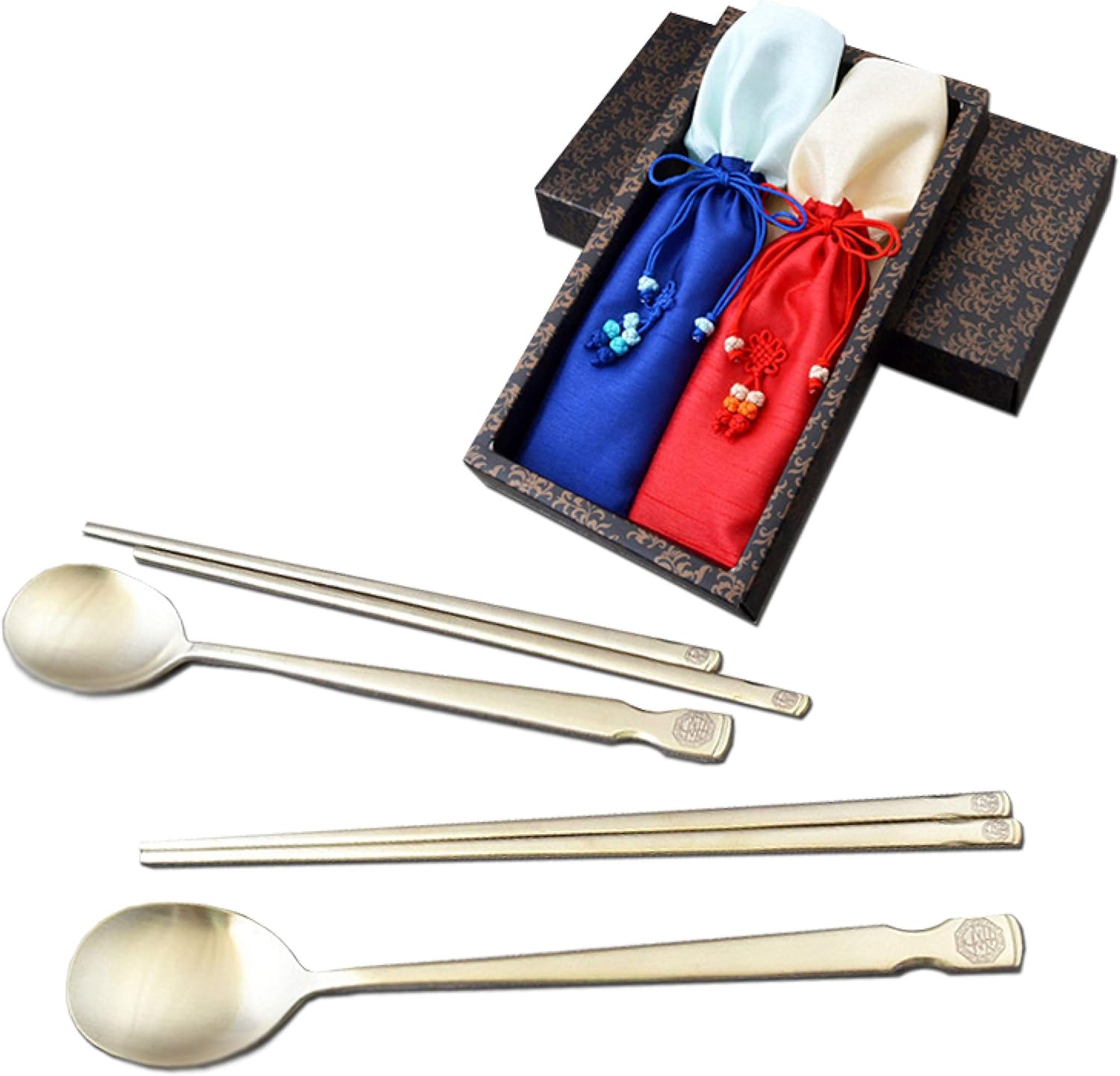 Flatware & Silverware Home & Garden 2sets Korean Traditional Cutlery