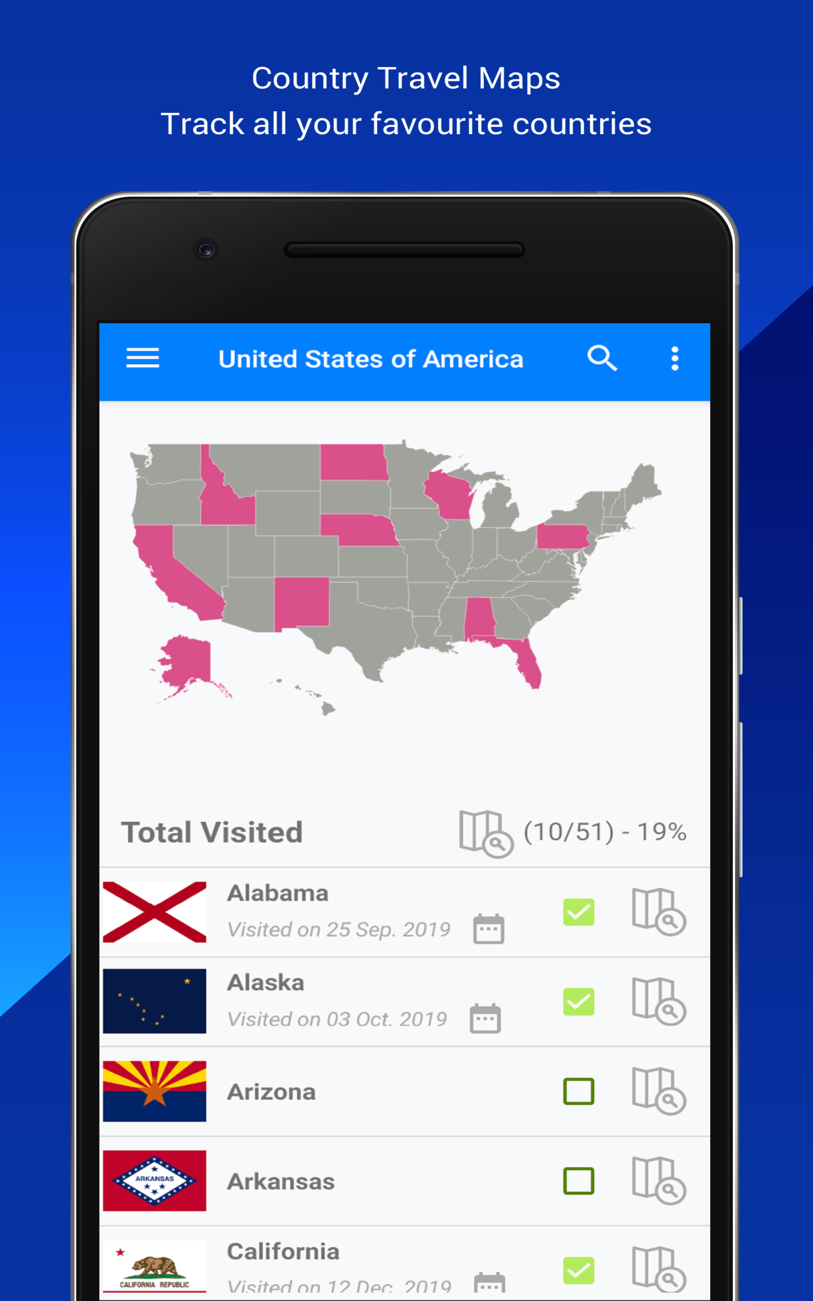 Travelmapper Your Travel Map, Travel Tracker and Planner App