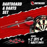 Ruthless Home Darts Centre Gorilla Cabinet Dartboard 2 Sets of Darts view 6