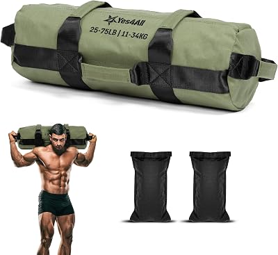 Saco de areia EK64, Green Army, 0 - 34 quilogramas, saco pesado para treino de corrida, saco de areia para treino funcional, crossfit, fitness, condicionamento físico