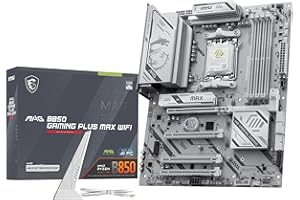 MSI B850 Gaming Plus MAX WiFi Motherboard, ATX - Supports AMD Ryzen 9000/8000 / 7000 Processors, AM5 - DDR5 Memory Boost 8200