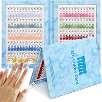 Acycoin Nagellack-Farbdisplay-Buch Mit 160 Farbfeldern & Nagelspitzen – Für Salons & DIY