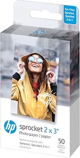 HP Sprocket Select 2.3x3.4 Portable Photo Printer Eclipse Starter Bundle view 3