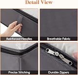 Lifewit 4 Pack 95L Under Bed Storage Boxes with Reinforced Handle - Grey view 4