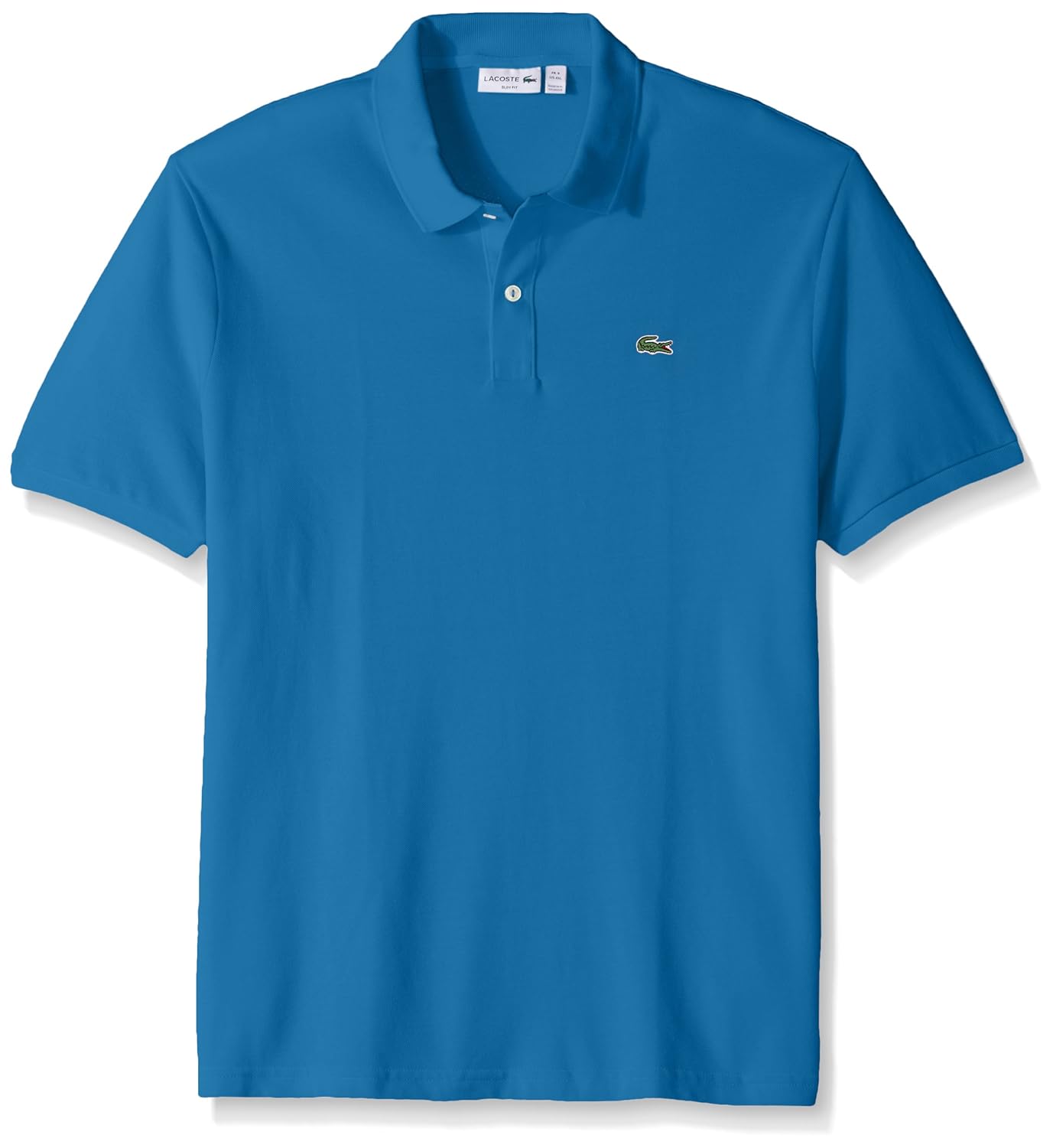 lacoste men's classic pique slim fit short sleeve polo shirt