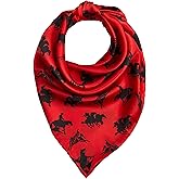 M&F Western Products Large Silk Patterned Wild Rag