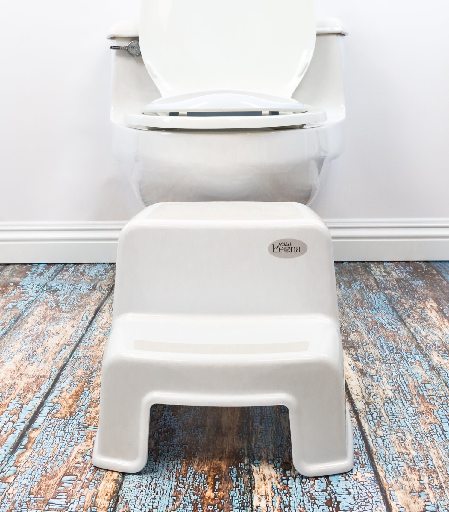 Dual Height Step Stool for Kids (2-Pack) Toddler's Stool for Potty Training, Use in The Bathroom or Kitchen | Versatile Two-Step Design for Children | Soft-Grip Steps Provide Comfort and Safety