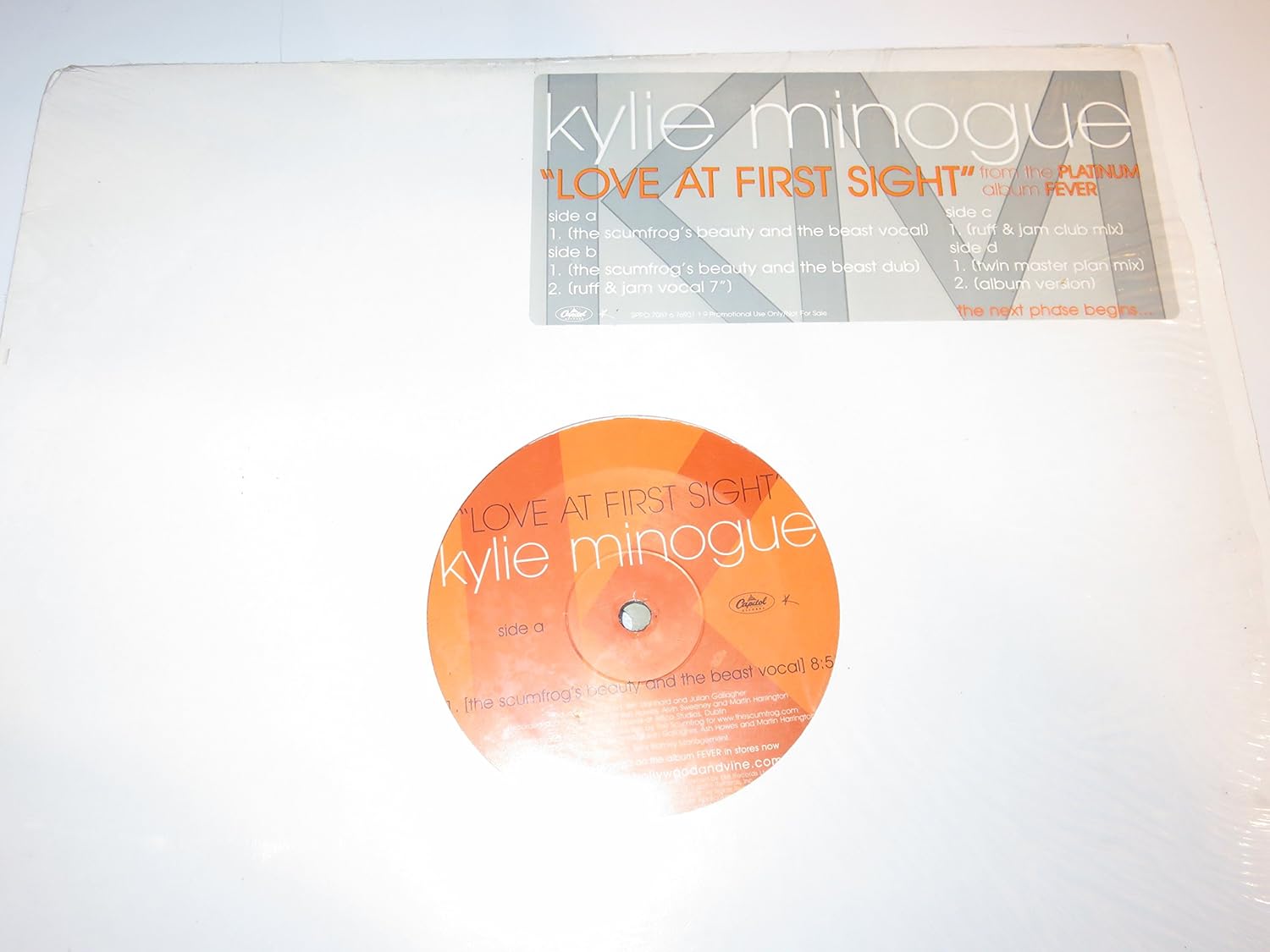 KYLIE MINOGUE LOVE AT FIRST SIGHT (DOUBLE VINYL) Music