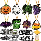 Funrous 32 Set Halloween Suncatchers Crafts Kit DIY Diverse Suncatchers Art | Halloween Suncatchers Crafts, DIY Pumpkin Ghost Tissue Paper, Halloween Window Hanging Ornament, Classroom Activities Favors