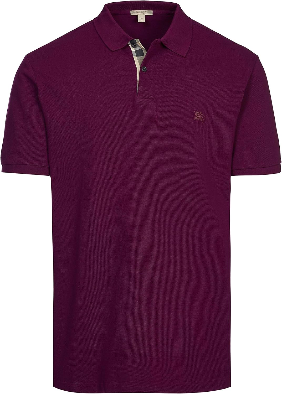 purple burberry polo shirt