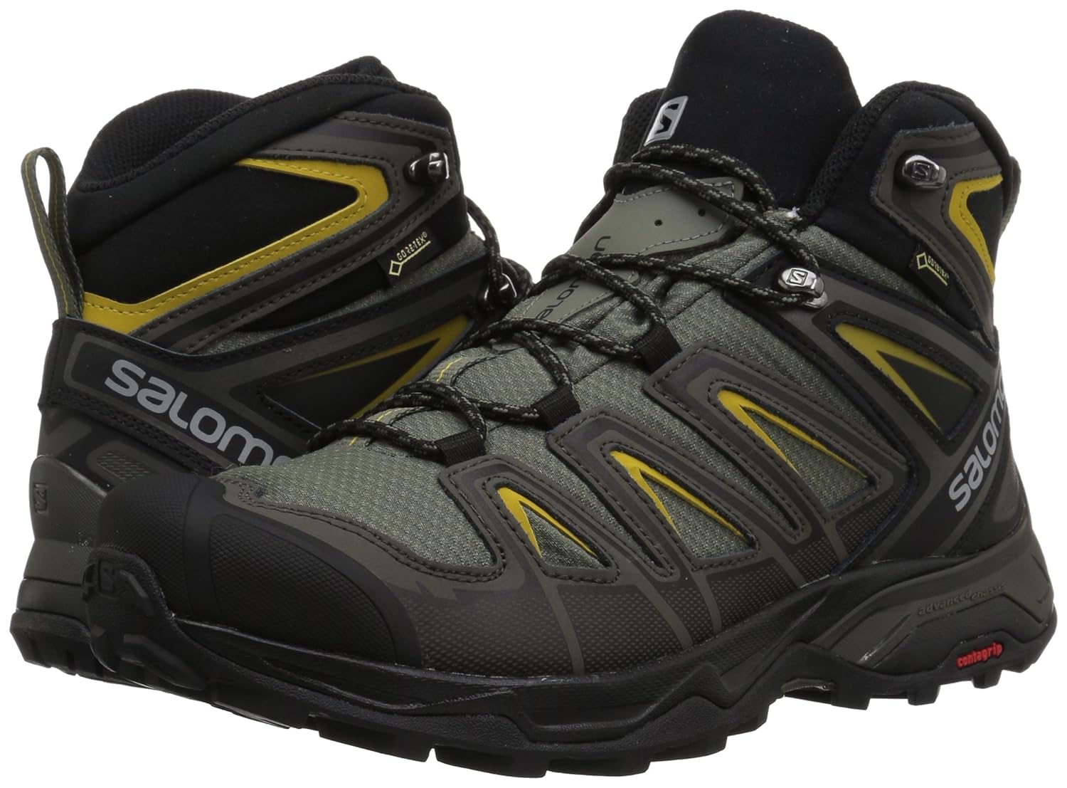 Salomon Mens X Ultra 3 Wide Mid GTX Hiking boots L40129500US 12.0/UK 11.5 Footwear