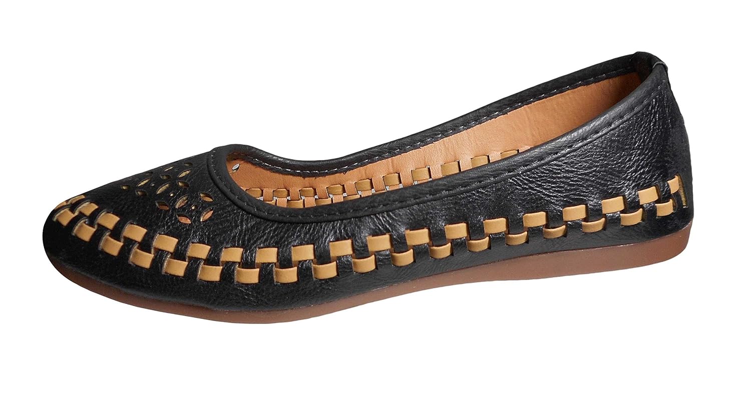 thari choice faux fur women's flat punching belly,(faux fur, pink)