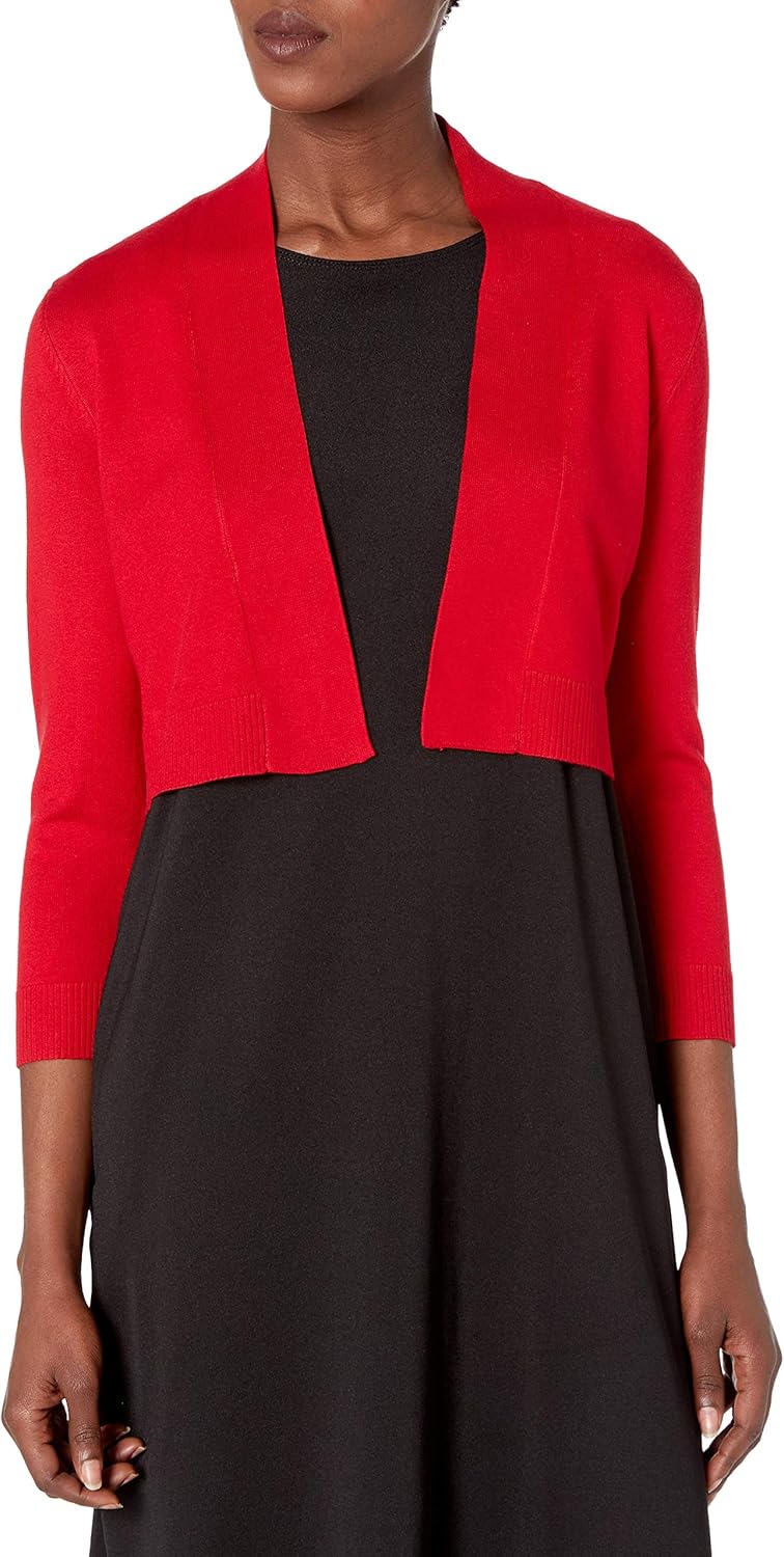Calvin Klein Women's 3/4 Sleeve Knit Shrug