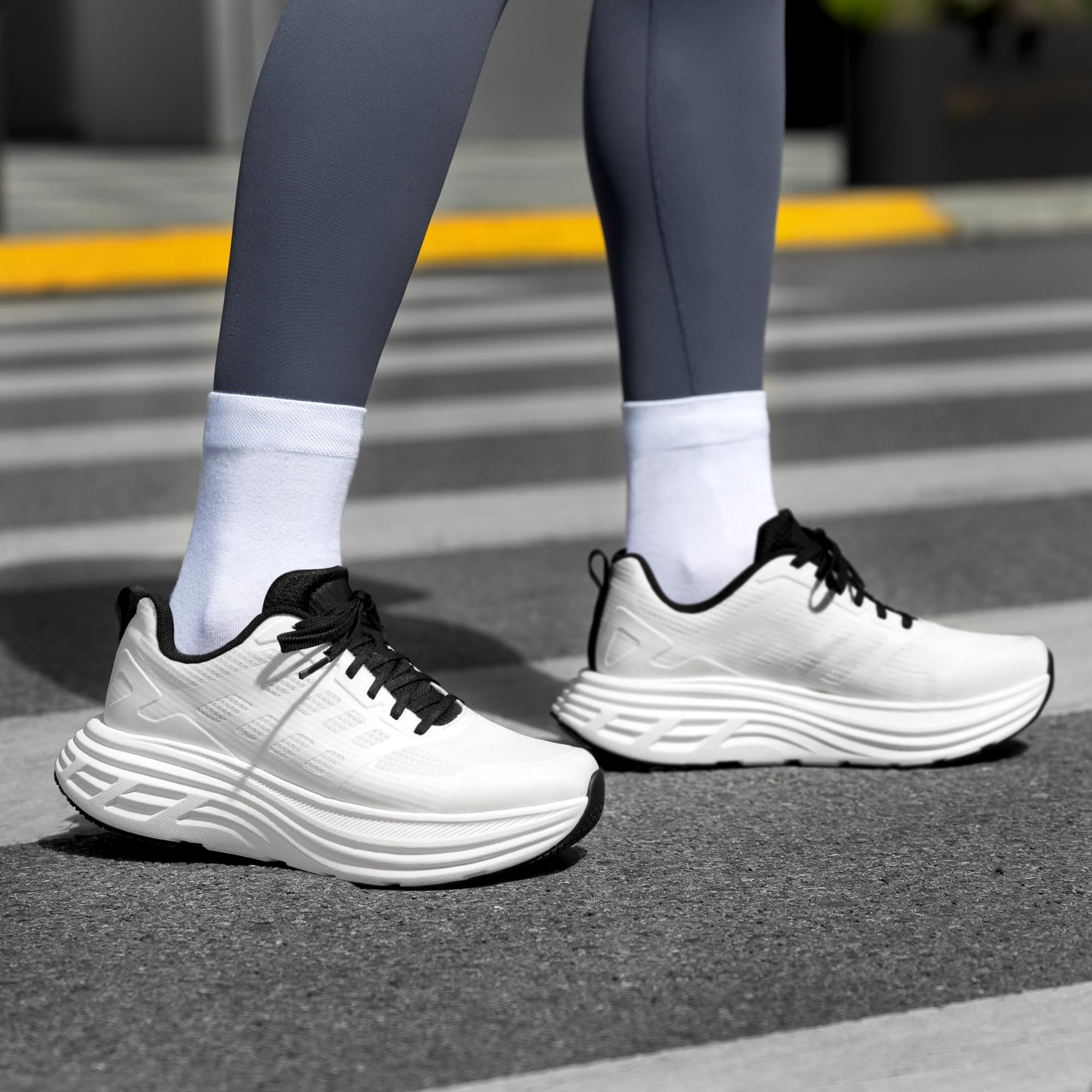 NORTIV 8 Women's Walking Shoes Cushion Running Tennis Shoes ActiveFloat Non-Slip Comfortable Breathable Workout Gym Sports Athletic Fashion Sneakers