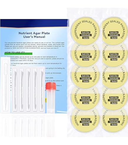 20 Pcs Nutrient Agar Plates 7cm Pre Poured Petri Dishes For Lab Experiment Science Cultivation Storage School Research Practical - View #5