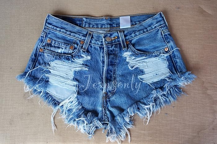 ripped jean shorts target