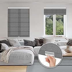 Sulugood No Tools No Drill Cordless Light Filtering
