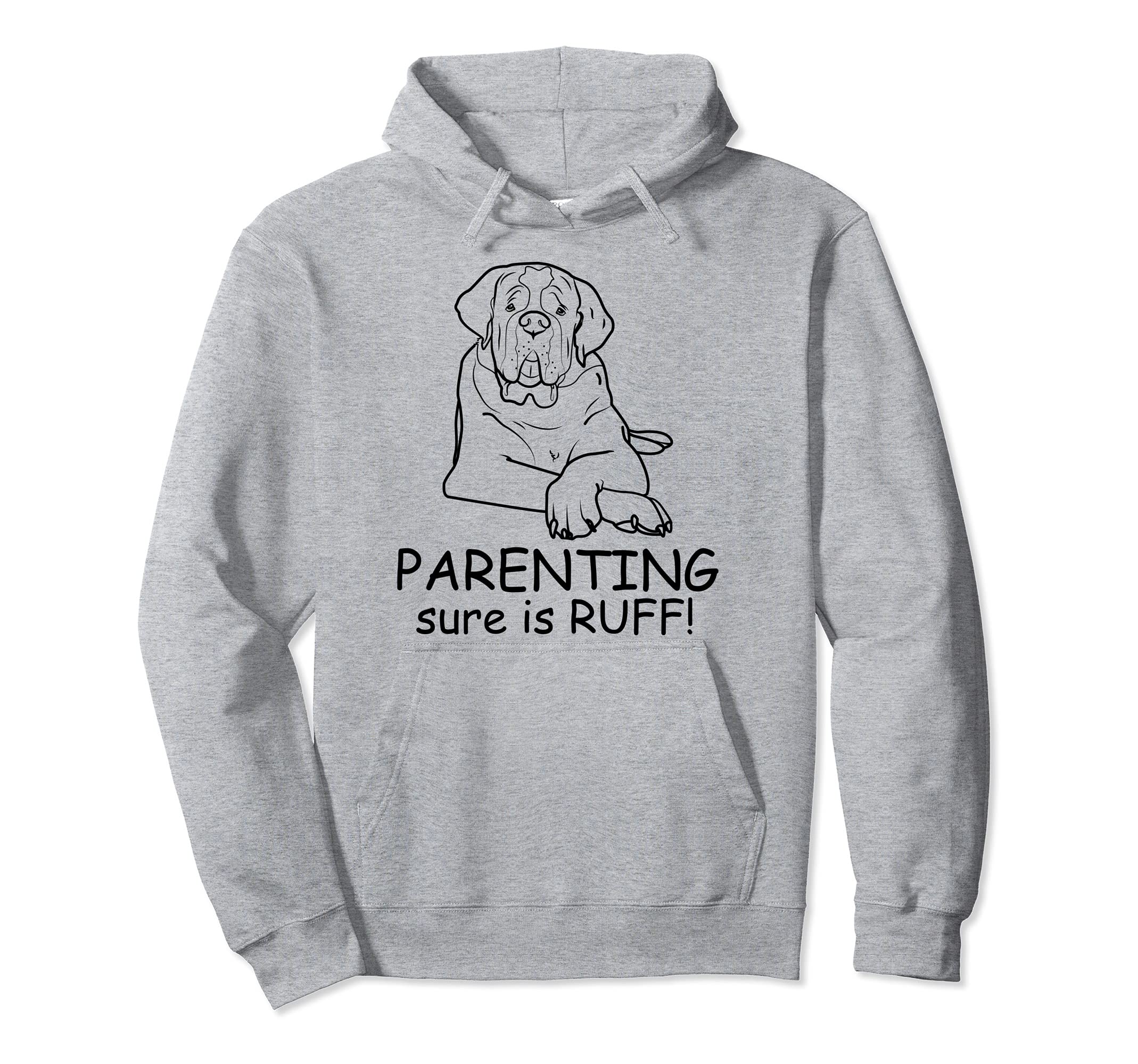 Saint Bernard Dog Love-r Cute Funny Dog Mom Pullover Hoodie