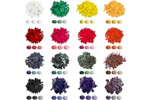 NOSTOSON Candle Dyes: Soy Wax Candle Dyes, 16 Colors Wax Dyes for Candle Making, Color Chips for Candle Making, Wax Dye Flakes[Upgrade]