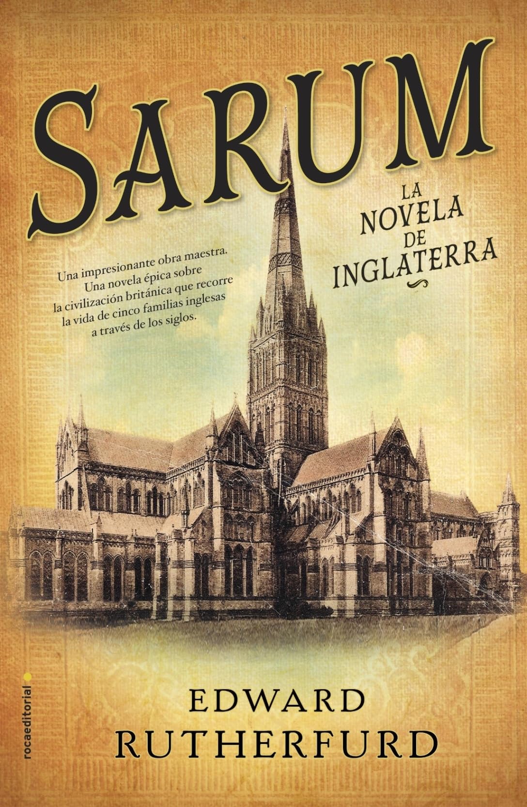 Portada de Sarum. La novela de Inglaterra: La novela de Inglaterra (Novela histórica)