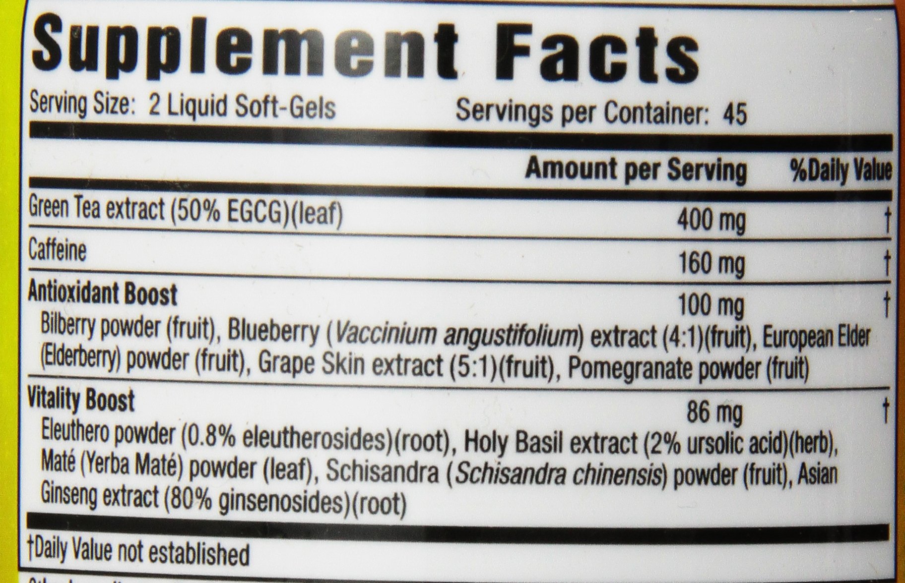 Applied Nutrition Green Tea Fat Burner, FastActing Maximum Strength