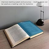 Siqian Blue Overlay for Reading Dyslexia A4 PET Overlay 29x21cm view 5