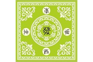 YANMEIYA Mahjong Table Mat 31.5-inch Non-Slip Noise Reduction Mahjong Mat