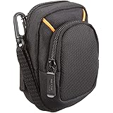Amazon Basics Medium Point and Shoot Camera Case - 5 x 3 x 2 Inches, Black