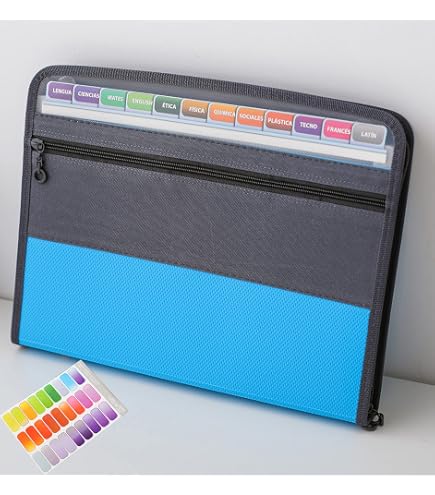 Rainbow Dragon Expanding File Folder - 13 Pocket Zipper Organizer For A4/Letter Documents - View #9
