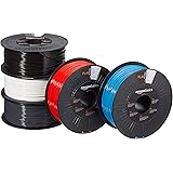 Amazon Basics PLA 3D Printer Filament, 1.75mm, 5 Assorted Colors, 1 kg per Spool, 5 Spools