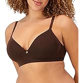 Maidenform Women's Wireless Bra, Everyday Luxe T-Shirt Wireless Bras for Women, Convertible Straps, Smoothing