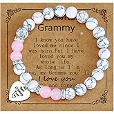 AHAETH Gifts for Grammy Birthday from Grandkids Granddaughter for Women Bracelet Mothers Day Gifts for Grammy