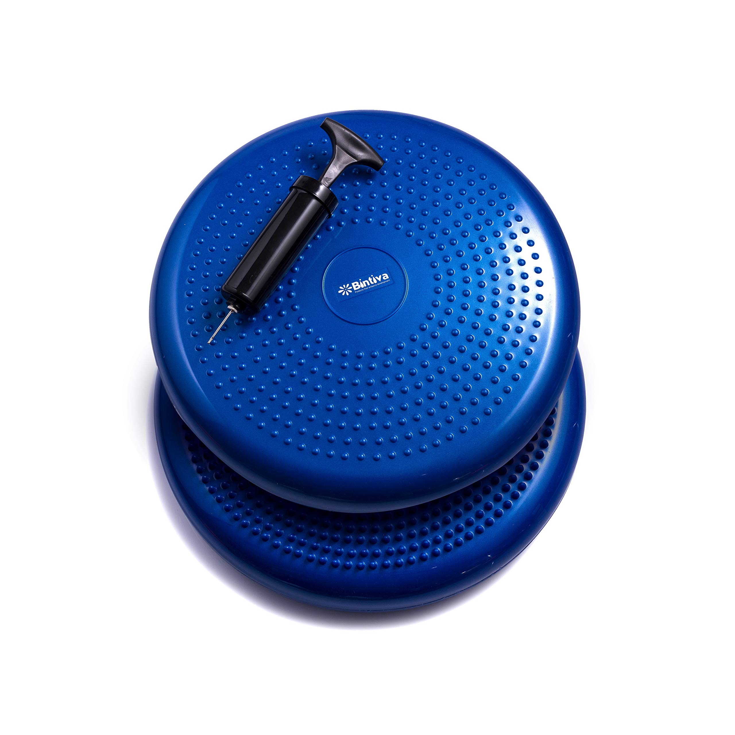 Photo 1 of 2 Pack Wobble Cushion Balance Disc - Wiggle Seat & Balance Pad for Exercise, Physical Therapy, Sensory Kids - Stability Disc, Dog Balance Disc